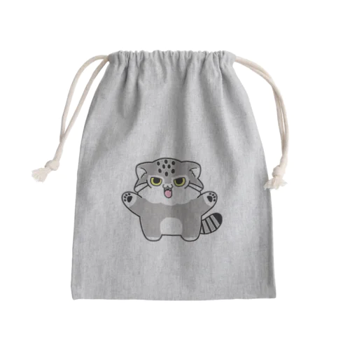 マヌルちゃんギャオー Mini Drawstring Bag