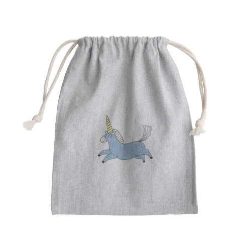 ニコニコユニコーン Mini Drawstring Bag