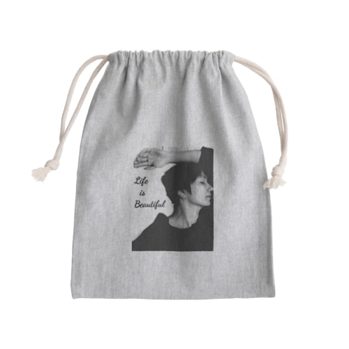 Life is Beautiful Mini Drawstring Bag