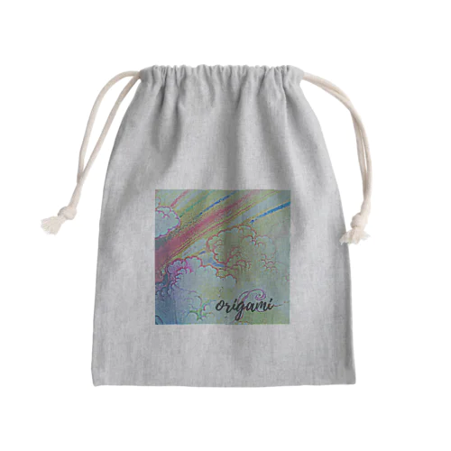Origami　折紙 Mini Drawstring Bag
