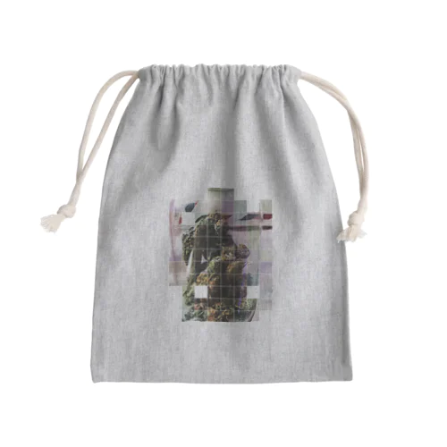 モザイク巾着 Mini Drawstring Bag