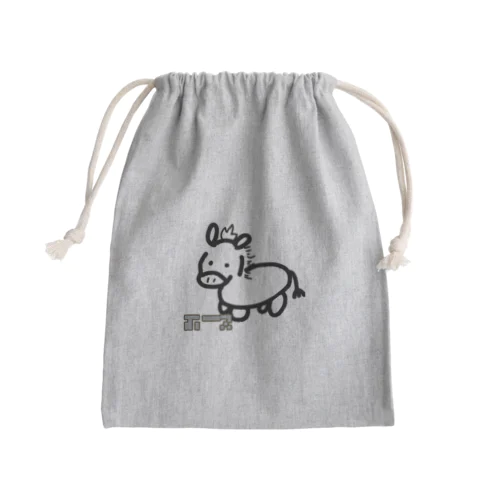 うま Mini Drawstring Bag