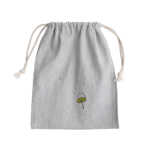 たんぽぽ ほわ Mini Drawstring Bag