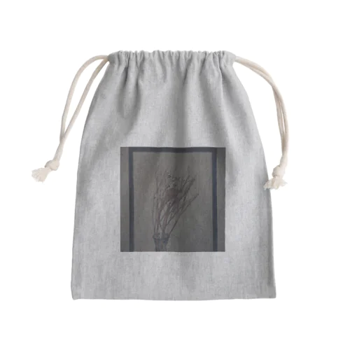 囲い付きドライフラワー Mini Drawstring Bag