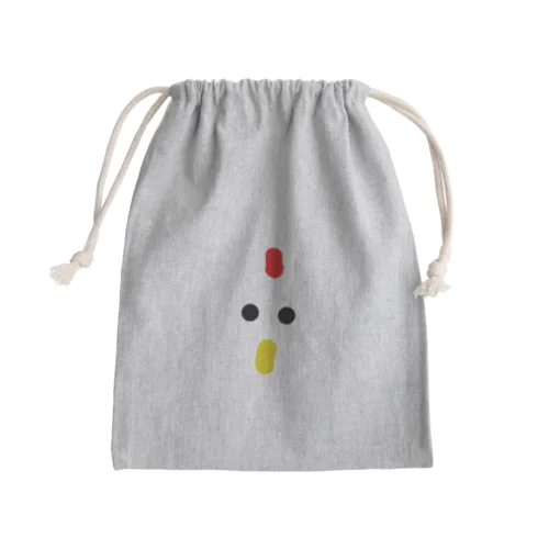 アカくろキイロ Mini Drawstring Bag