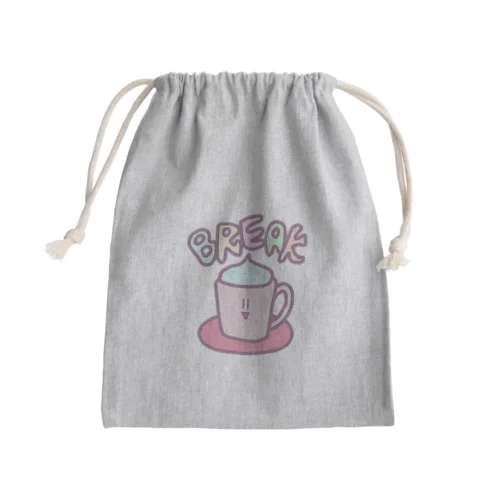 BREAKカップちゃん Mini Drawstring Bag