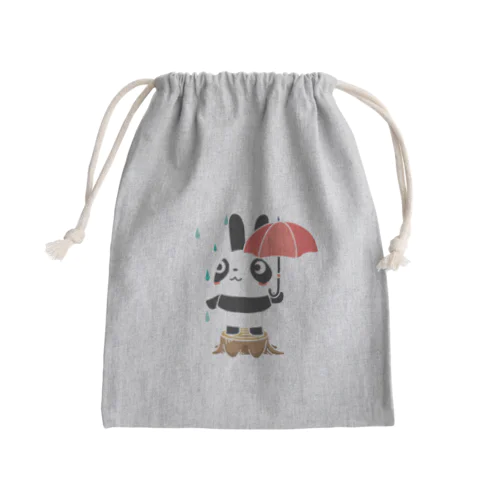 ラビットパンダ Mini Drawstring Bag