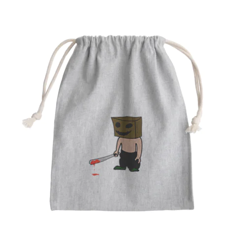 bokusatu君 Mini Drawstring Bag