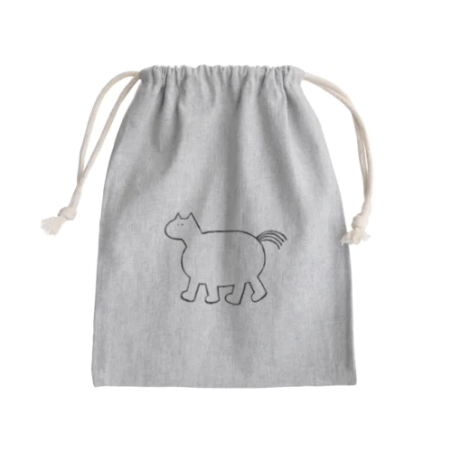 うま Mini Drawstring Bag