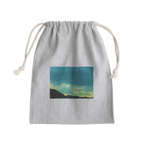 jellyな空色 Mini Drawstring Bag