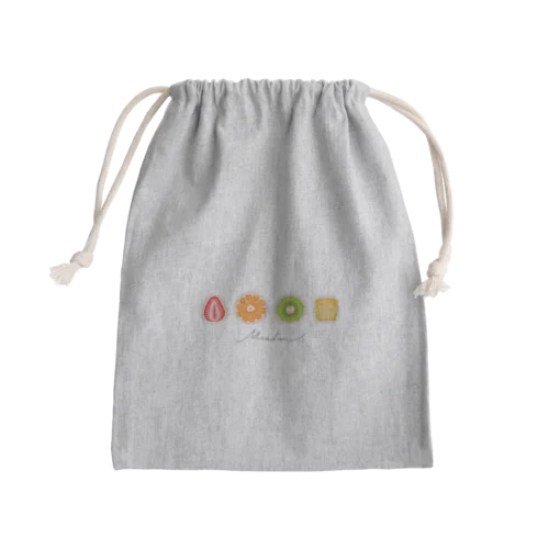 Moedan~フルーツ大福~4コ Mini Drawstring Bag