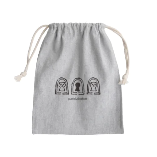 ぱんだこふん(古墳) Mini Drawstring Bag