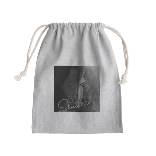 ハシビロコウさん(Shoebill) Mini Drawstring Bag