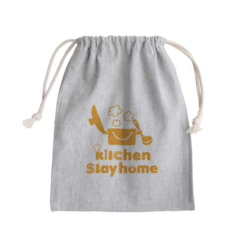 キッチンステイホーム Mini Drawstring Bag