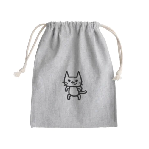 おこにゃん Mini Drawstring Bag