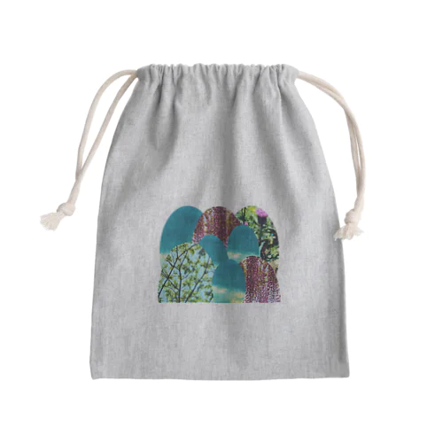 アースカラー🏔️マウンテン Mini Drawstring Bag