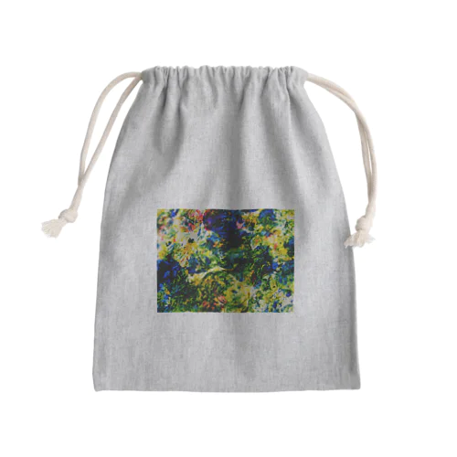 花 Mini Drawstring Bag