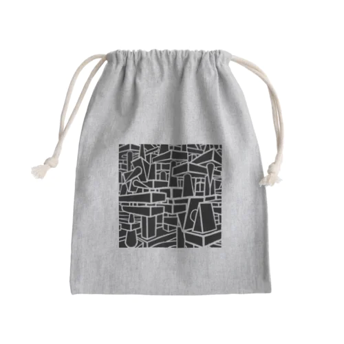 【クソったれコロナ！】海野貴彦デザイン  Mini Drawstring Bag