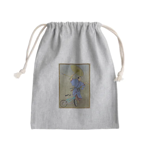 "bmx samurai" #1 Mini Drawstring Bag