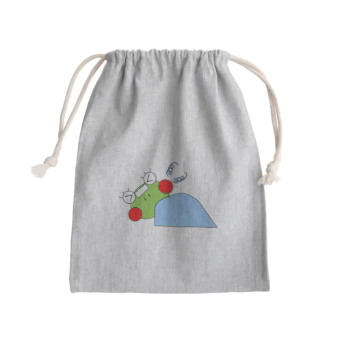 体調不良のかえるさん Mini Drawstring Bag