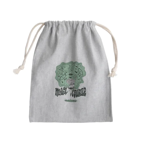 “MAGI COURIER” green #1 Mini Drawstring Bag
