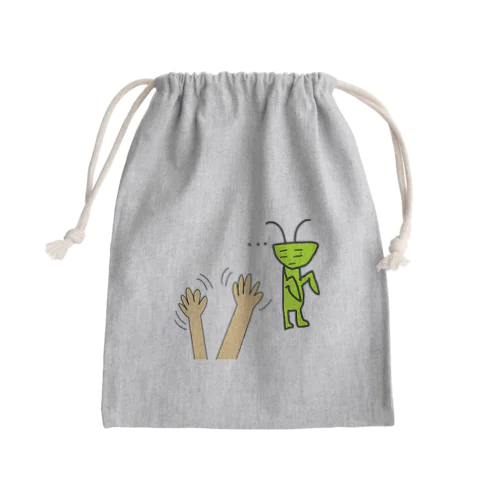 虫が無視する Mini Drawstring Bag