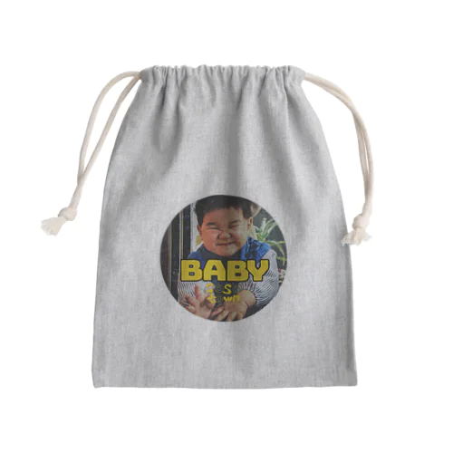 ロゴありBABY Mini Drawstring Bag