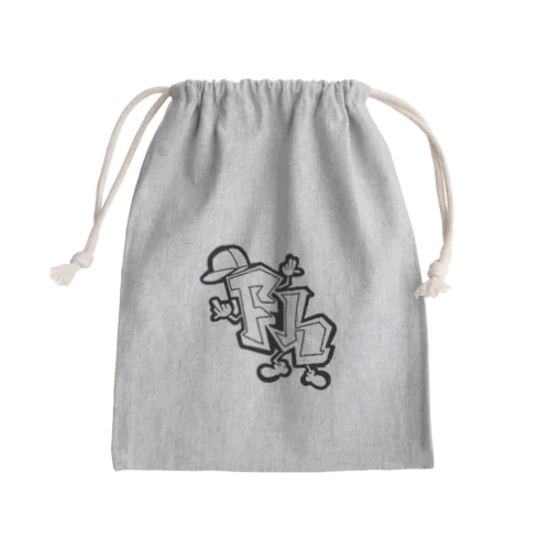 First heads Mini Drawstring Bag