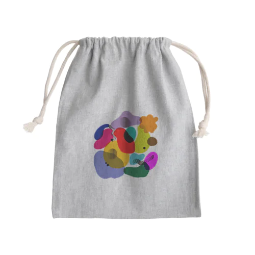 カラフルちゃん Mini Drawstring Bag