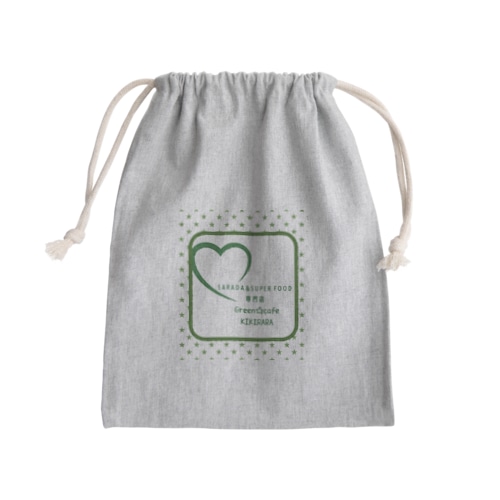  KIKIRARAロゴ入り Mini Drawstring Bag