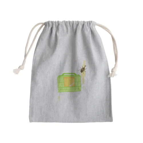 むしとりしよ〜 Mini Drawstring Bag