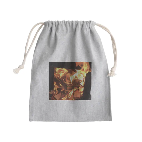 竈門の焚き火 Mini Drawstring Bag