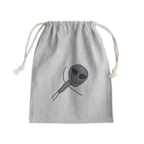 ウチュウ人 Mini Drawstring Bag
