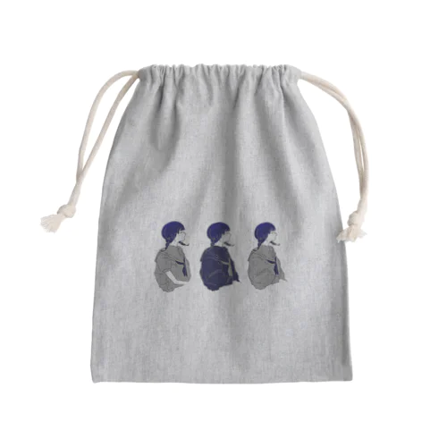 セーラー服の女の子 Mini Drawstring Bag