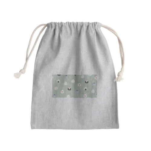 おにぎり（うす緑） Mini Drawstring Bag