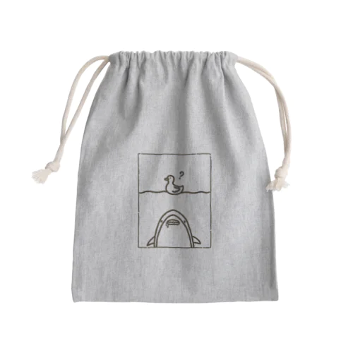 海の底からサメちゃん Mini Drawstring Bag