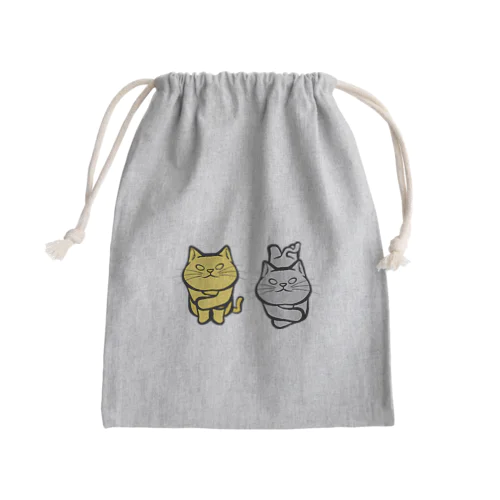 かまってよ。 Mini Drawstring Bag