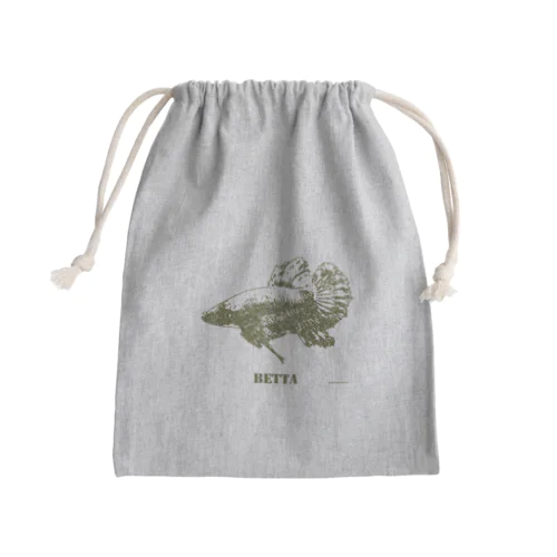闘魚ベタ Mini Drawstring Bag
