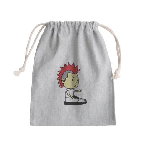 パンクロックさん Mini Drawstring Bag