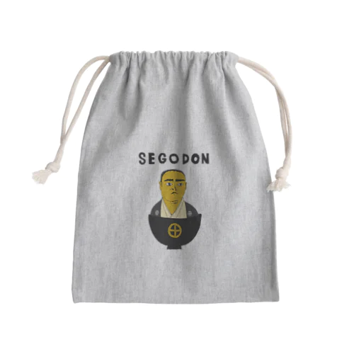 歴史デザイン「せごどん」（Tシャツ・パーカー・グッズ・ETC） Mini Drawstring Bag