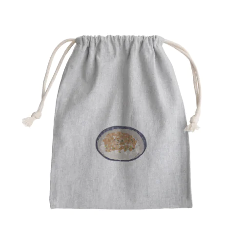 納豆 Mini Drawstring Bag