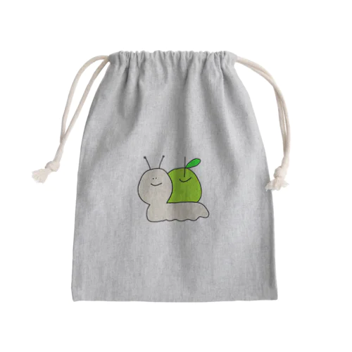 🐌カタツムりんご🍏 Mini Drawstring Bag