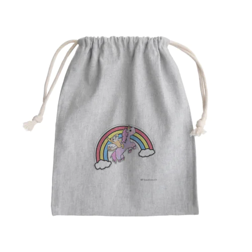 キャサリン宮本とベリーちゃん Mini Drawstring Bag