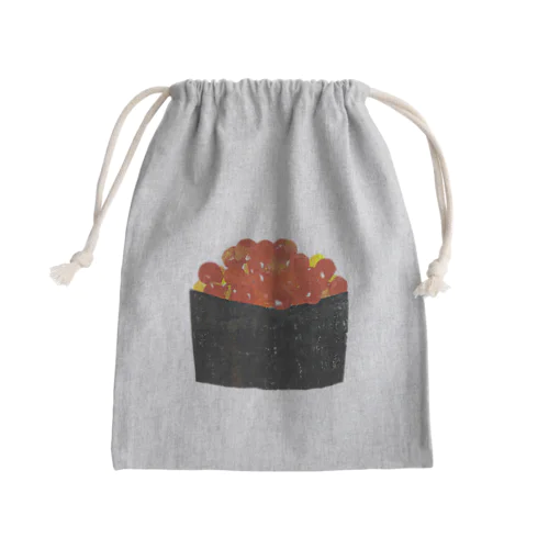 いくらのおすし Mini Drawstring Bag