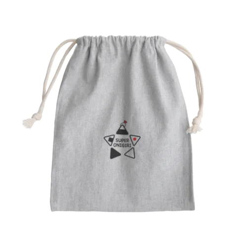 スーパーおにぎり Mini Drawstring Bag