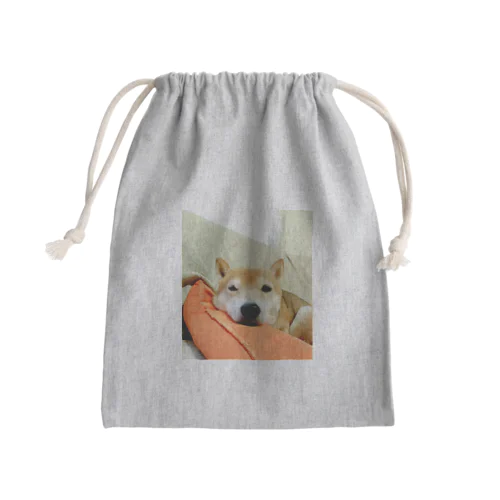 眠い… Mini Drawstring Bag