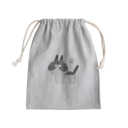 【GuchaNeko】サバ白 Mini Drawstring Bag