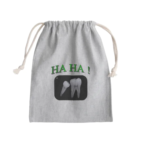 HAHA! Mini Drawstring Bag