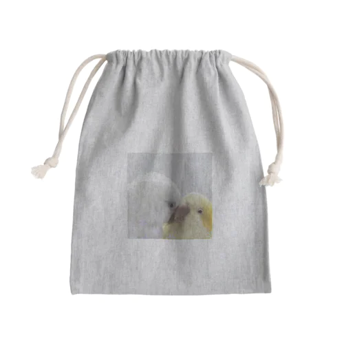 オキナインコ「ピッチョコ倶楽部」 Mini Drawstring Bag