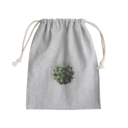 サボテンくん Mini Drawstring Bag